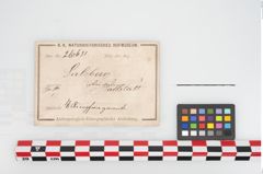 Etikett zu Bronzeschaukelfußreif (NHMW-PRAE-026631)